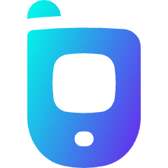 Retro Phone Icon from Flex Gradient Set