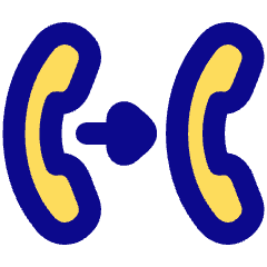 Transfer Forwarding Call Icon from Plump Pop Set