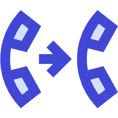Transfer Forwarding Call Icon from Sharp Duo Set