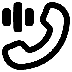 Voice Mail Phone Icon from Plump Remix Set