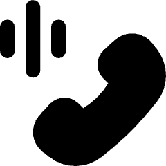 Voice Mail Phone Icon from Flex Solid Set