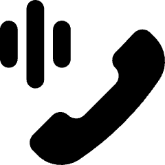 Voice Mail Phone Icon from Core Solid Set