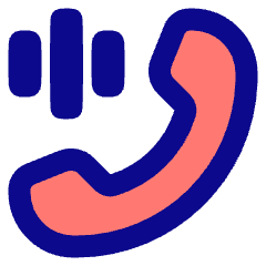 Voice Mail Phone Icon from Plump Pop Set