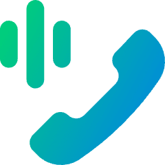 Voice Mail Phone Icon from Core Gradient Set