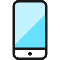 Mobile Phone 2 Icon from Ultimate Colors Set