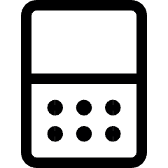 Mobile Phone Blackberry 2 Icon from Ultimate Regular Set