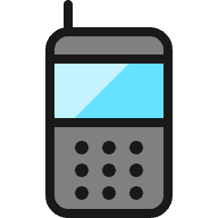 Mobile Phone Blackberry Icon from Ultimate Colors Set