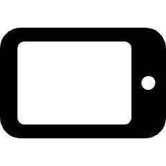 Mobile Phone Horizontal Icon from Ultimate Bold Set