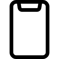 Phone Mobile Device Iphone X 1 Icon from Ultimate Regular Set