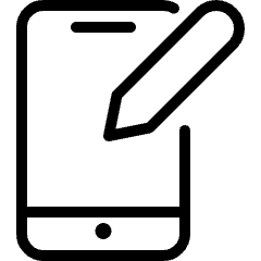 Phone Write Icon from Ultimate Light Set