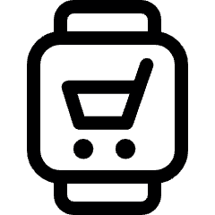 Smartwatch Shopping Cart Icon from Ultimate Regular Set