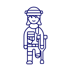 Disable Soldier 4 Illustration from UX Line Set