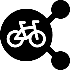 Bike Users Connect 2 Icon from Ultimate Bold Set