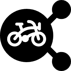 Bike Users Connect 4 Icon from Ultimate Bold Set