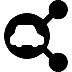 Car Users Connect 2 Icon from Ultimate Bold Set