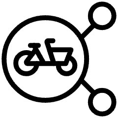 Cargo Bike Users 1 Icon from Ultimate Light Set