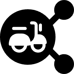 Scooter Users Connect 2 Icon from Ultimate Bold Set