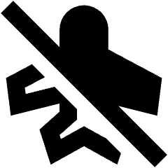 Airplane Disabled Icon from Sharp Remix Set