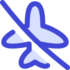Airplane Disabled Icon from Flex Duo Set
