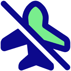 Airplane Disabled Icon from Plump Pop Set