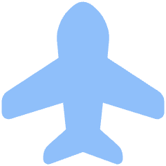 Airplane Enabled Icon from Plump Flat Set
