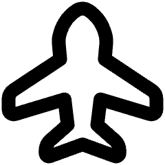 Airplane Enabled Icon from Plump Remix Set