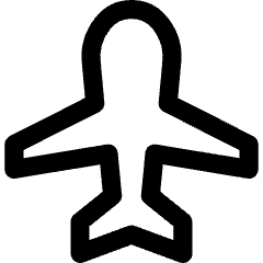 Airplane Enabled Icon from Core Line Set