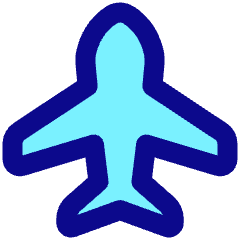 Airplane Enabled Icon from Plump Pop Set