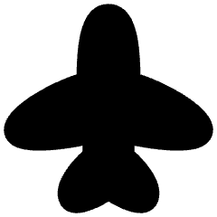 Airplane Enabled Icon from Flex Solid Set