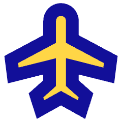 Airplane Enabled Icon from Sharp Pop Set