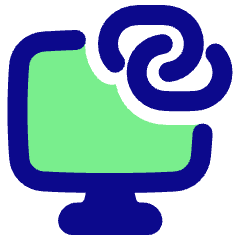 Desktop Personal Hotspot Icon from Plump Pop Set