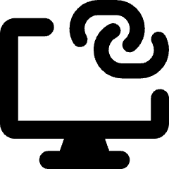 Desktop Personal Hotspot Icon from Core Solid Set