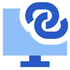 Desktop Personal Hotspot Icon from Sharp Flat Set