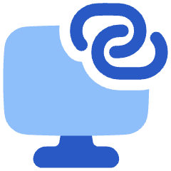 Desktop Personal Hotspot Icon from Plump Flat Set