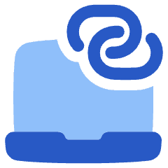 Laptop Personal Hotspot Icon from Plump Flat Set