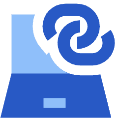 Laptop Personal Hotspot Icon from Sharp Flat Set