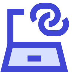 Laptop Personal Hotspot Icon from Sharp Duo Set