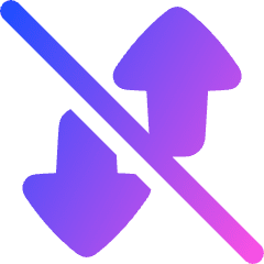 Mobile Data Off Icon from Plump Gradient Set