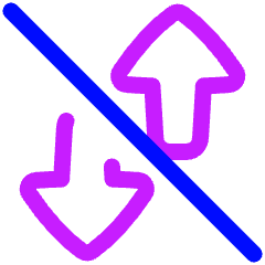 Mobile Data Off Icon from Plump Neon Set