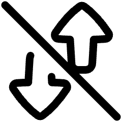 Mobile Data Off Icon from Plump Line Set