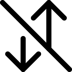 Mobile Data Off Icon from Core Line Set