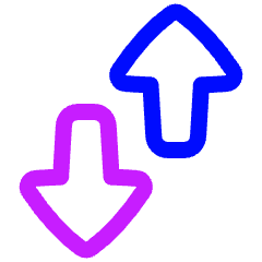 Mobile Data On Icon from Plump Neon Set