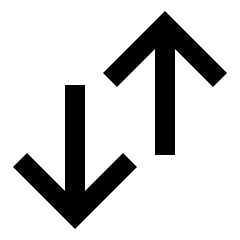 Mobile Data On Icon from Sharp Line Set