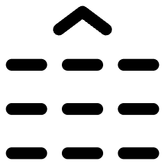 Phone Numpad Up Icon from Core Line Set