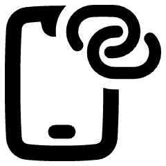 Phone Personal Hotspot Icon from Plump Solid Set