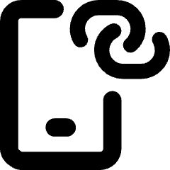 Phone Personal Hotspot Icon from Core Solid Set