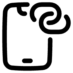 Phone Personal Hotspot Icon from Plump Line Set