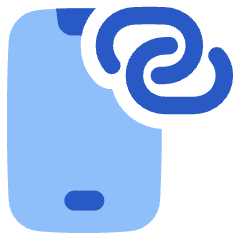 Phone Personal Hotspot Icon from Plump Flat Set