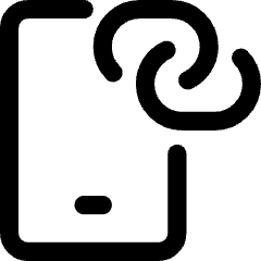 Phone Personal Hotspot Icon from Core Line Set