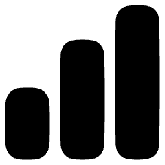 Signal Full Icon from Plump Solid Set